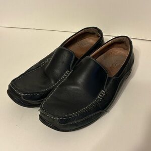 Black Leather Men's‎ Loafers